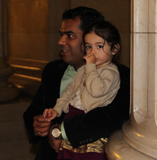 young girl at Diwali