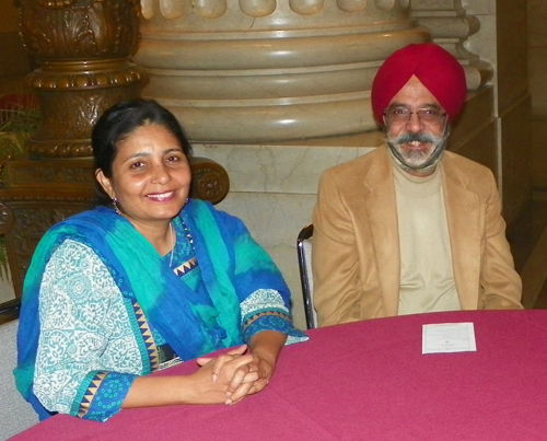 Flavia Sreshna and Paramjit Singh