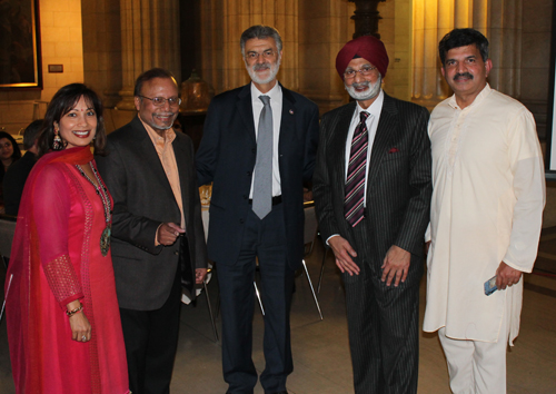 Sangita Bafna, Asim Datta, Mayor Frank Jackson, Ratanjit Sondhe and Michael Sreshta