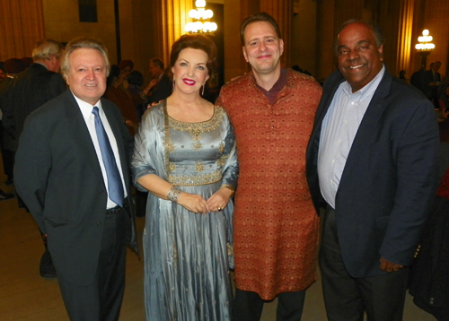 Hugo Urizar, Maria Pujana, Richard Herman and Pradip Kamat