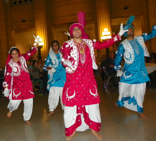 Spartan Bhangra dancers from Case Western Reserve University