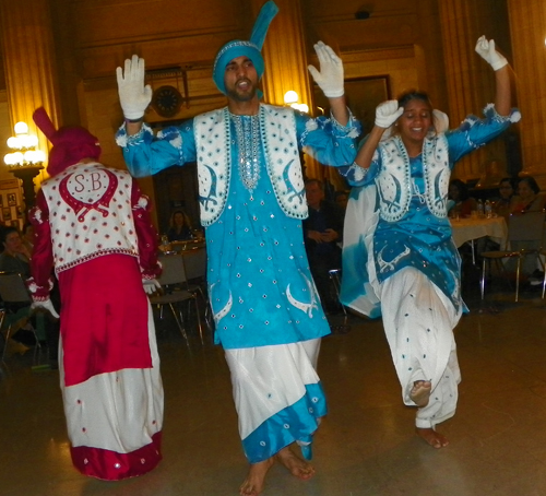 Spartan Bhangra dancers from Case Western Reserve University