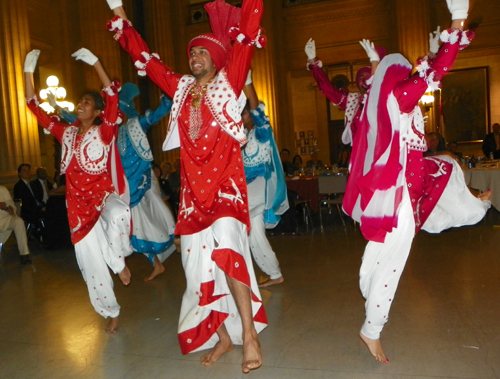 Spartan Bhangra dancers from Case Western Reserve University