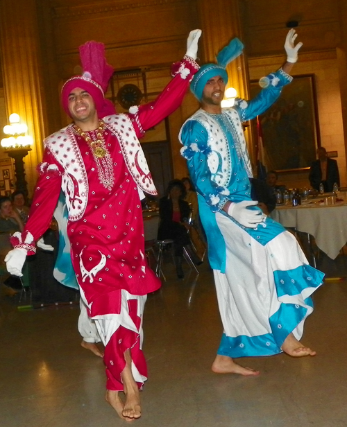 Spartan Bhangra dancers from Case Western Reserve University