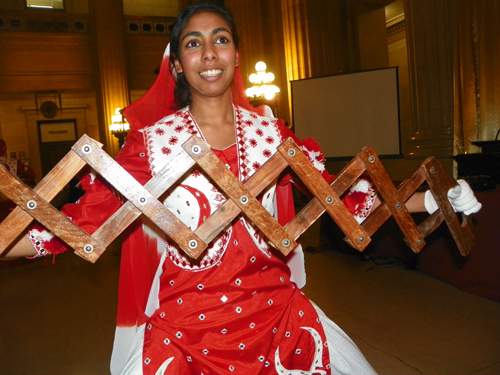 Spartan Bhangra dancers from Case Western Reserve University