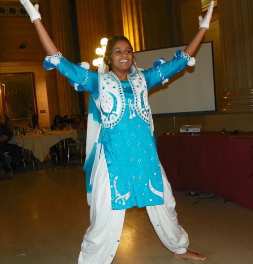 Spartan Bhangra dancers from Case Western Reserve University