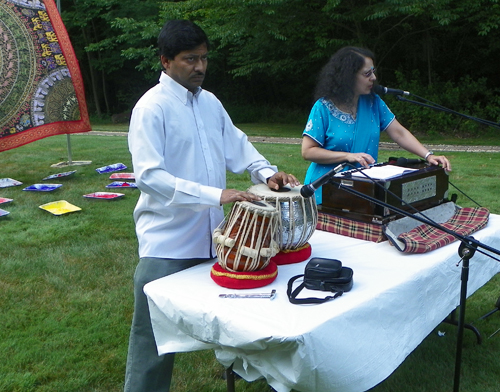 Indian harmonium and drums