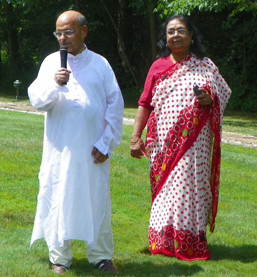 Hosts Subha (Sen)  and Brojesh Pakrashi