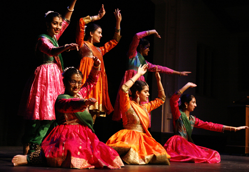 Dancers at FICA Holi celebration in Cleveland