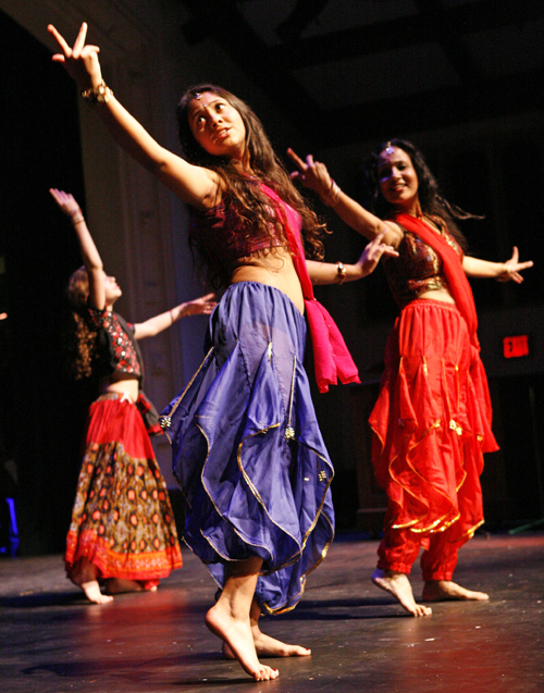Dancers at FICA Holi celebration in Cleveland