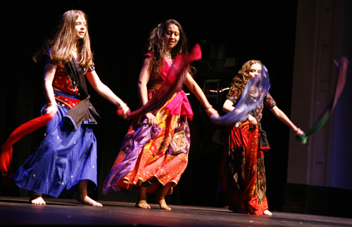 Dancers at FICA Holi celebration in Cleveland