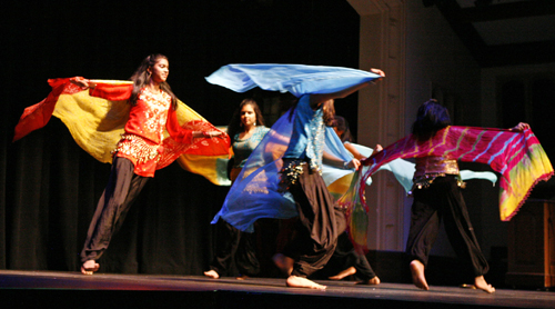 Dancers at FICA Holi celebration in Cleveland