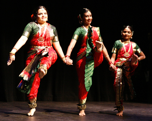 Dancers at FICA Holi celebration in Cleveland