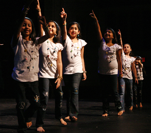 Dancers at FICA Holi celebration in Cleveland