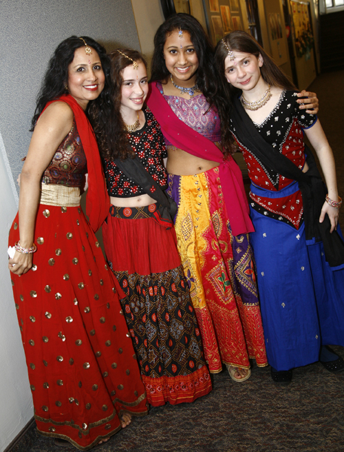 Dancers at FICA Holi celebration in Cleveland