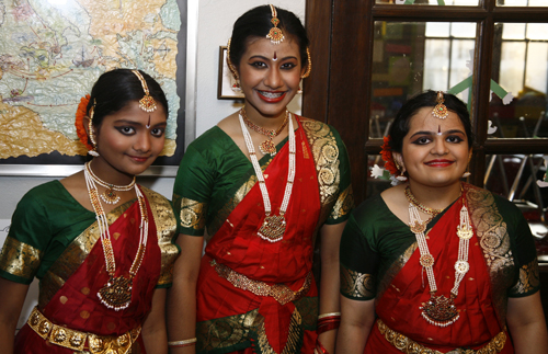 Dancers at FICA Holi celebration in Cleveland