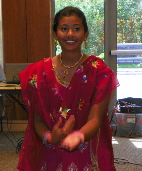 Young Indian-American dancer