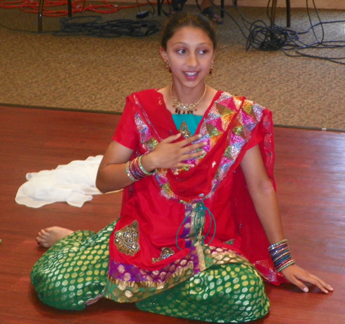 Young Indian-American dancer