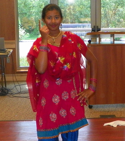 Young Indian-American dancer