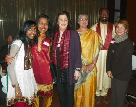 Venkatesh Family Members with Peggy Zone Fisher