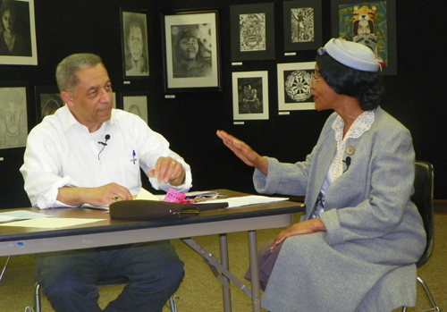 Leon Bibb and Sherrie Tolliver as Martin Luther King and Rosa Parks