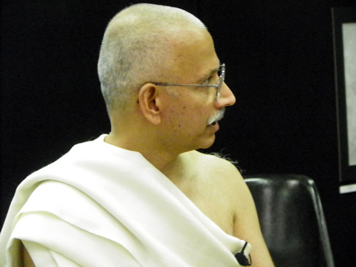 Raj PIllai as Mahatma Gandhi