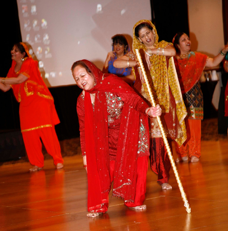 dancers from Punjab performed Giddha