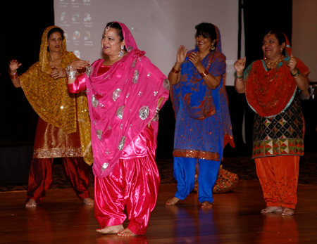 dancers from Punjab performed Giddha