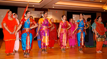 Indian dance group at Cleveland Republic Day