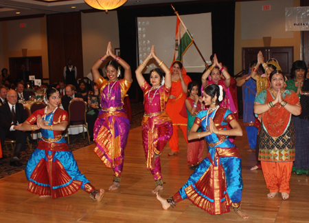 Indian dance group at Cleveland Republic Day