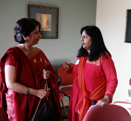 Ambassador Nirupama Rao and Radhika Reddy