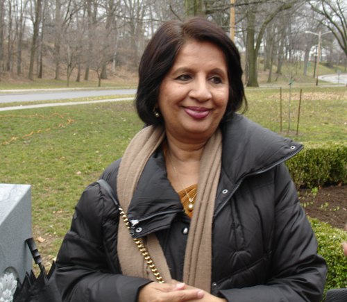 Indian Ambassador Nirupama Rao in Cleveland Indian Cultural Garden