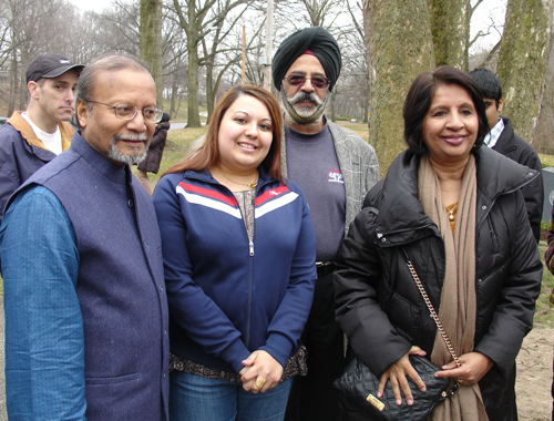 Asim Datta, Miss Ghose, Paramjit Singh and Ambassador Rao