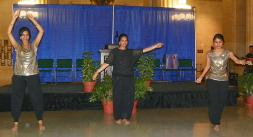 Indian Bollywood dances performed by Cleveland State University students led by Venkat Raj