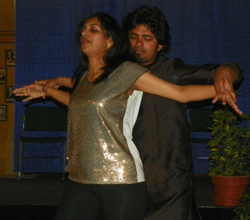 Indian Bollywood dances performed by Cleveland State University students led by Venkat Raj