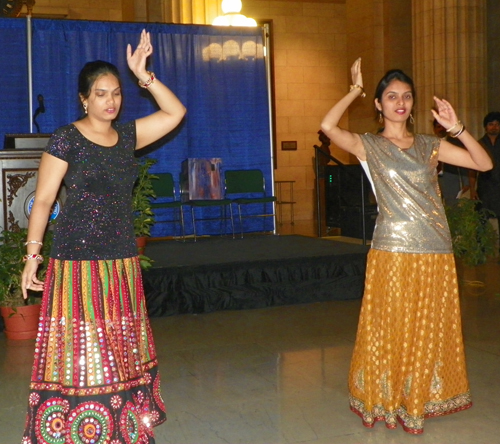 Indian Bollywood dances performed by Cleveland State University students led by Venkat Raj