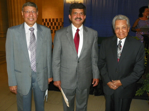 Shiv Aggarwal, Michael Sreshta and Dr. Ivan Tewarson