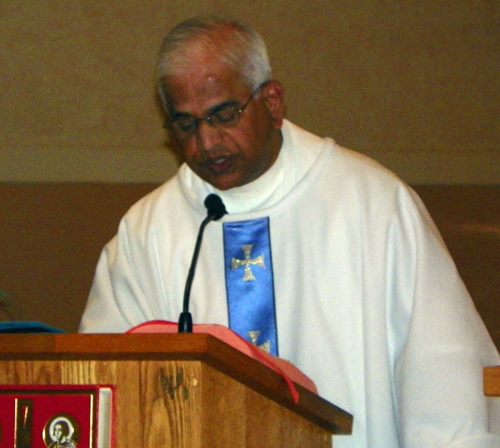 Fr.  Albert Veigas, Pastor, St Agnes Church in Elyria Ohio
