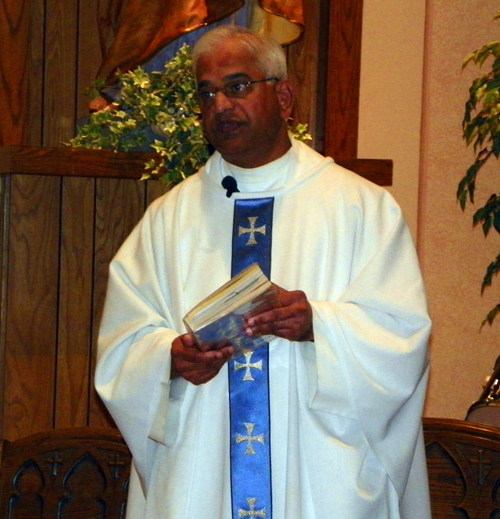 Fr.  Albert Veigas, Pastor, St Agnes Church in Elyria Ohio