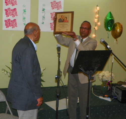 Mohan Bafna and Chittaranjan Jain - award