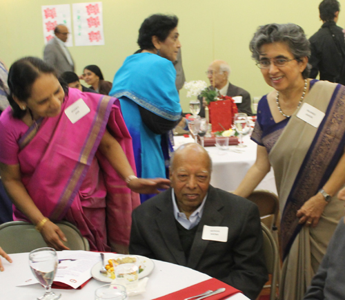 Mohan Bafna with Sevanti Jain and Rajanee Ashok