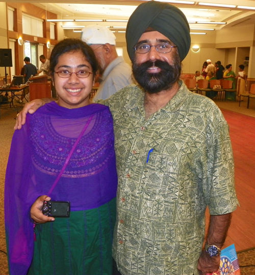 Poojajeet Kauf Kihira and her father Azadjeet Singh