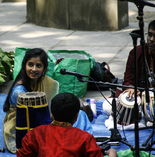 Indian performer at One World Day