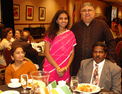 Anamika Veeramani and parents and Anjan Ghose