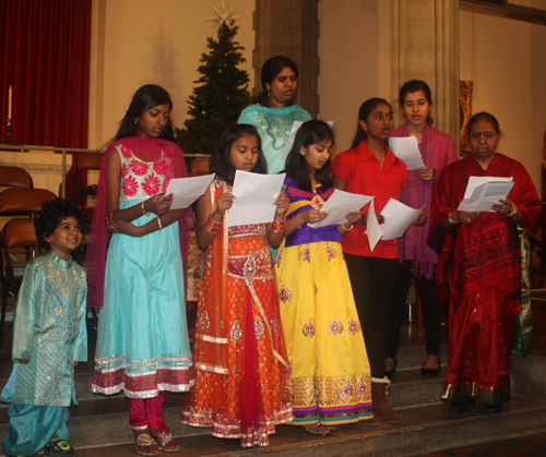 Indian-American youth singing