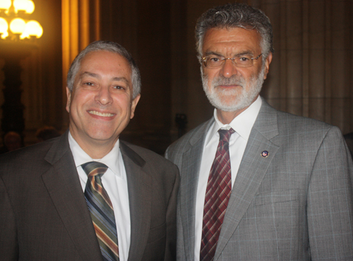 Armond Budish and Mayor Jackson