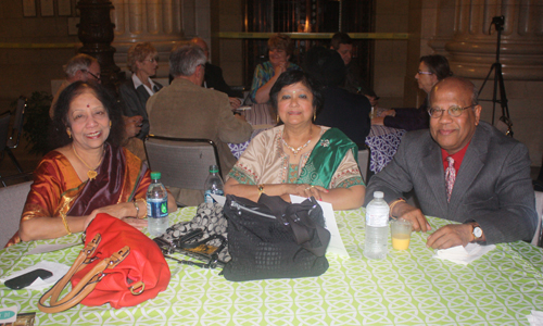 Diwali attendees Siblaxmi Mallek and Snydi & A.K. Datta