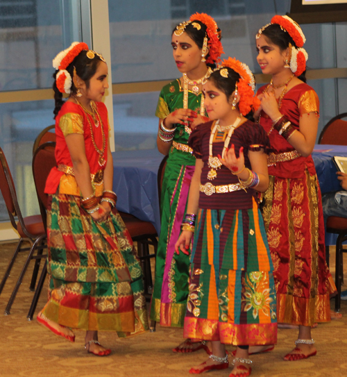 Dancers ready to go on