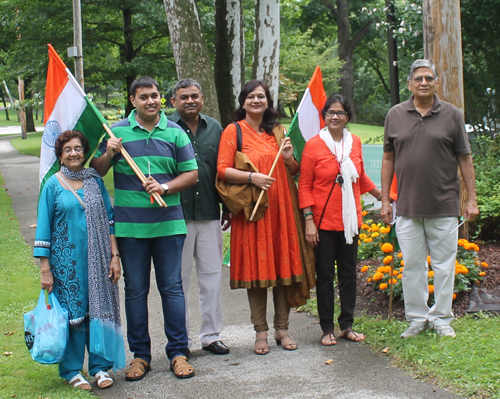 Group at Gandhi Statue