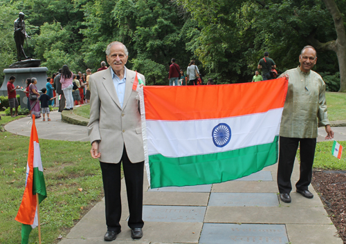 Om Julka and Chittaranjan Jain led the march